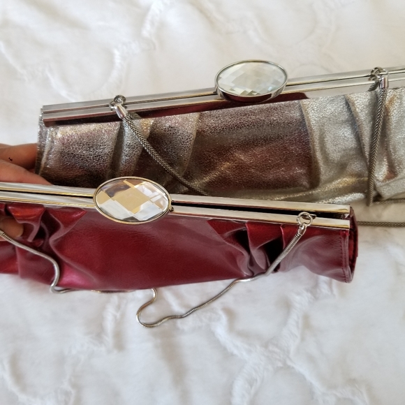 Daisy Fuentes Beatrice Clutch Purse Lot of 2 - Picture 2 of 8
